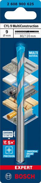 BOSCH EXPERT CLY-9 Multi Construction Bohrer, 9x80x120 mm