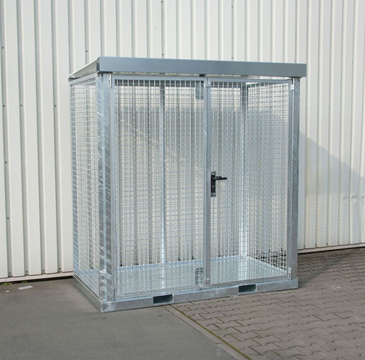 BAUER Gasflaschen-Container GFC-E/T M1, feuerverzinkt BAUER Gasflaschen-Container GFC-E/T M1, feuerverzinkt