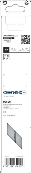 BOSCH PRO Medium-Thick Metal precise S1137BEF Säbelsägeblatt, 1,1x25x225 mm, 2-tlg.