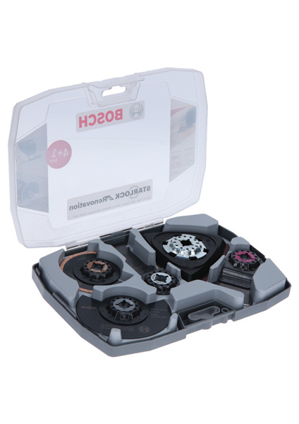 BOSCH Starlock Set für Renovierungsarbeiten, Expert for Wood Schleifblatt BOSCH Starlock Set für Renovierungsarbeiten, Expert for Wood Schleifblatt