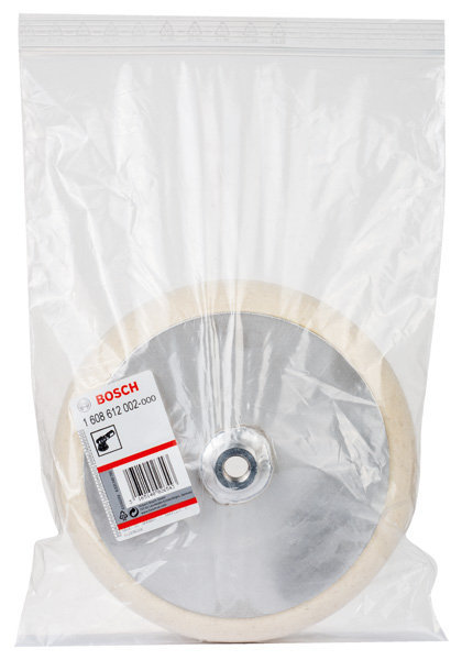 BOSCH Filzpolierscheibe mit Gewinde M 14, 180 mm BOSCH Filzpolierscheibe mit Gewinde M 14, 180 mm