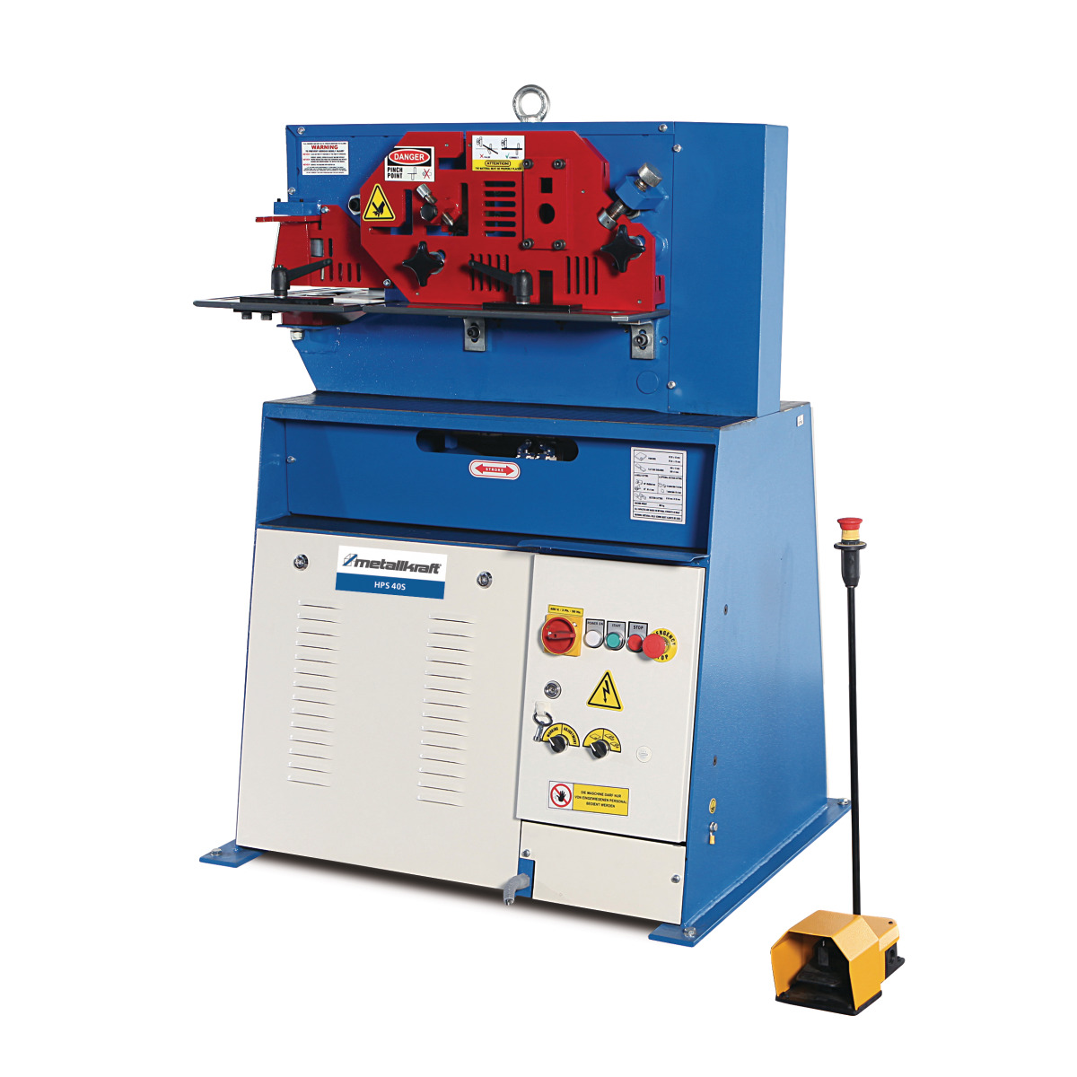 METALLKRAFT Kombinierte hydraulische Profilstahlscheren/Lochstanzen HPS 40S METALLKRAFT Kombinierte hydraulische Profilstahlscheren/Lochstanzen HPS 40S