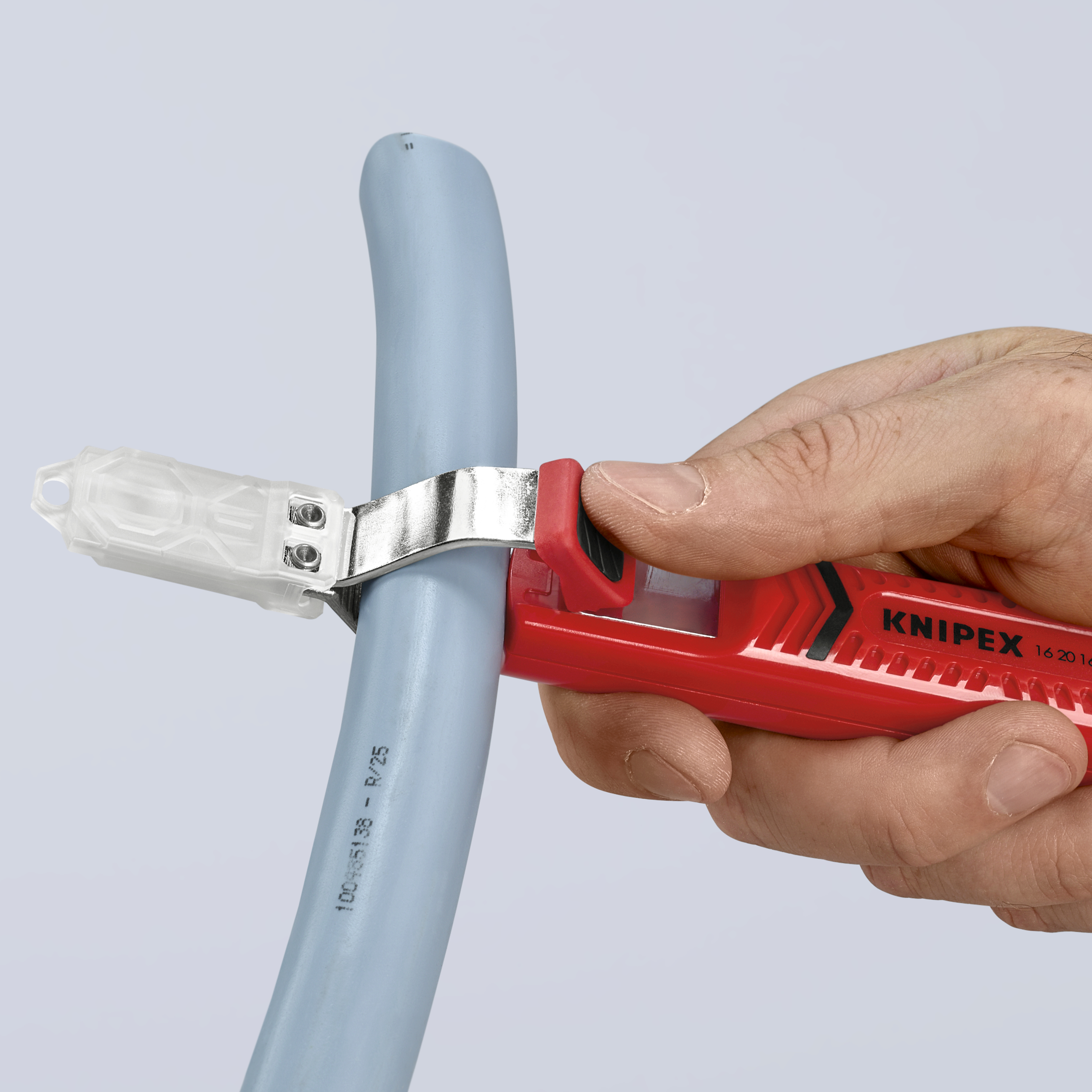 KNIPEX KNIPEX 16 20 165 SB Abmantelungswerkzeug mit Schleppklinge 165 mm schlagfestes Kunststoffgehäuse