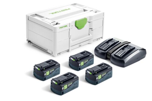 FESTOOL Energie-Set SYS 18V 4xHP5,0/TCL6DUO FESTOOL Energie-Set SYS 18V 4xHP5,0/TCL6DUO