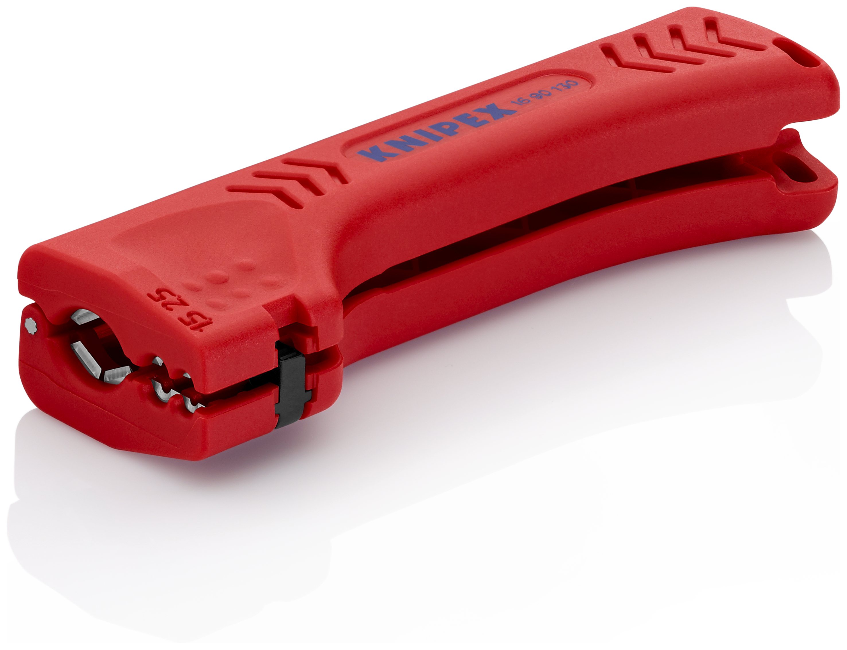 KNIPEX KNIPEX 16 90 130 SB Universal-Abmantelungswerkzeug für Gebäude- und Industriekabel 130 mm