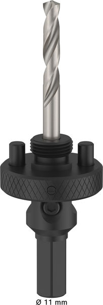 BOSCH Aufsteckhalter und Zentrierbohrer für Lochsäge, 32-210 x 44 mm