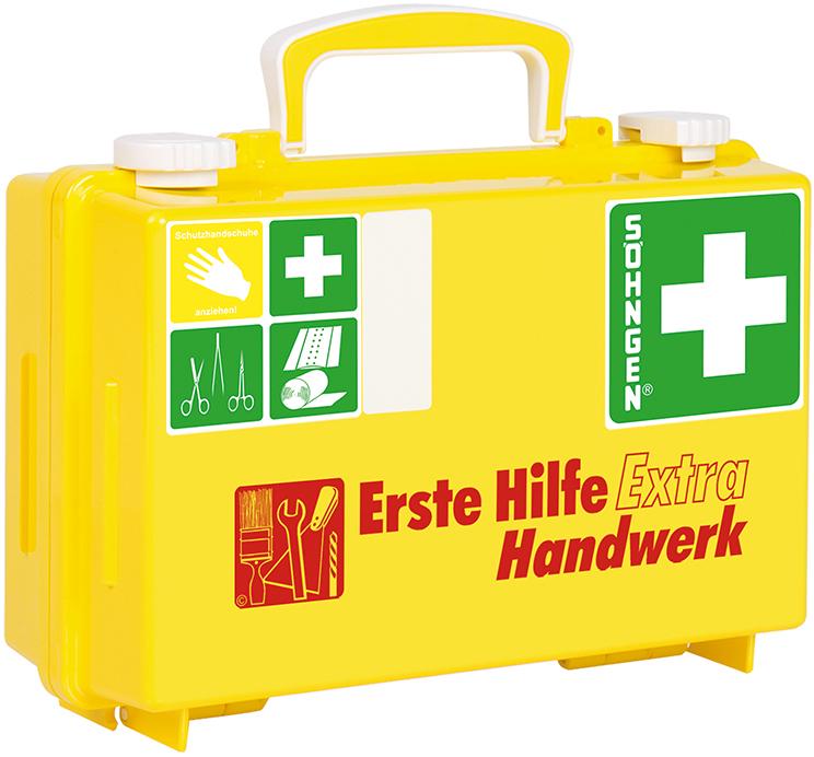 N.A. Erste-Hilfe-Koffer Extra Handwerk,DIN 13157,gelb