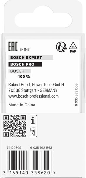 BOSCH PRO Nutfräser, L 3", Schaft 3 mm