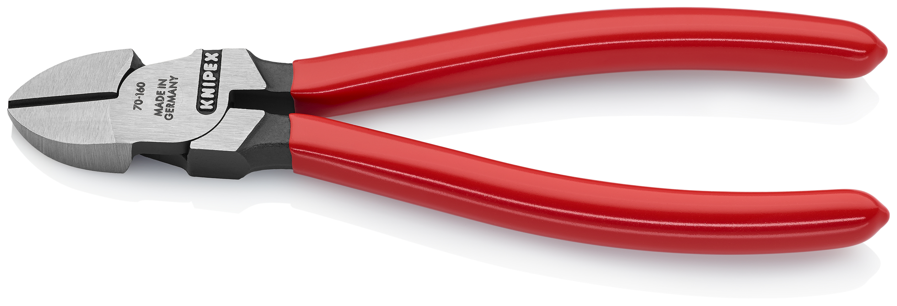 KNIPEX KNIPEX 70 01 160 Seitenschneider 160 mm schwarz atramentiert mit Kunststoff überzogen poliert KNIPEX KNIPEX 70 01 160 Seitenschneider 160 mm schwarz atramentiert mit Kunststoff überzogen poliert