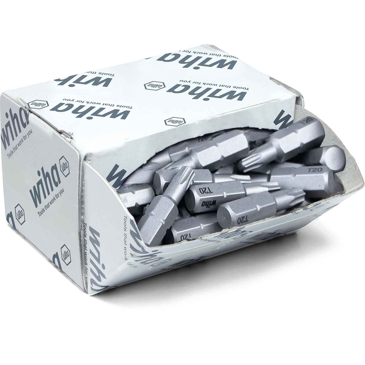 WIHA Bit-Set Standard 25 mm,TORX (T15) 50tlg. 1/4" in Großpackung WIHA Bit-Set Standard 25 mm,TORX (T15) 50tlg. 1/4" in Großpackung