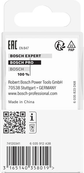 BOSCH PRO Abrundfräser, R 6, Schaft 8 mm