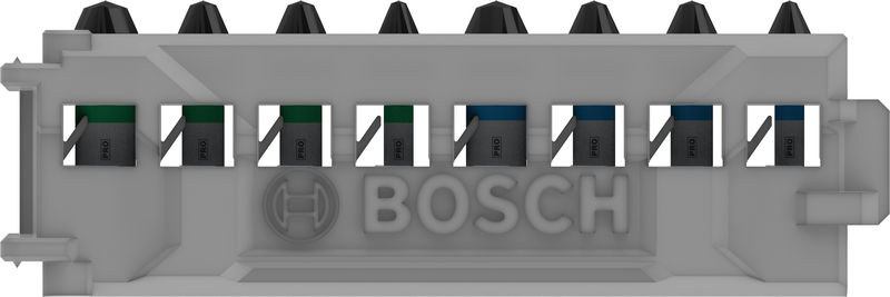 BOSCH PRO Impact Schrauberbit-Set, PH1/PH2/PH3/PZ1/PZ2/PZ3, 25 mm, 8-tlg