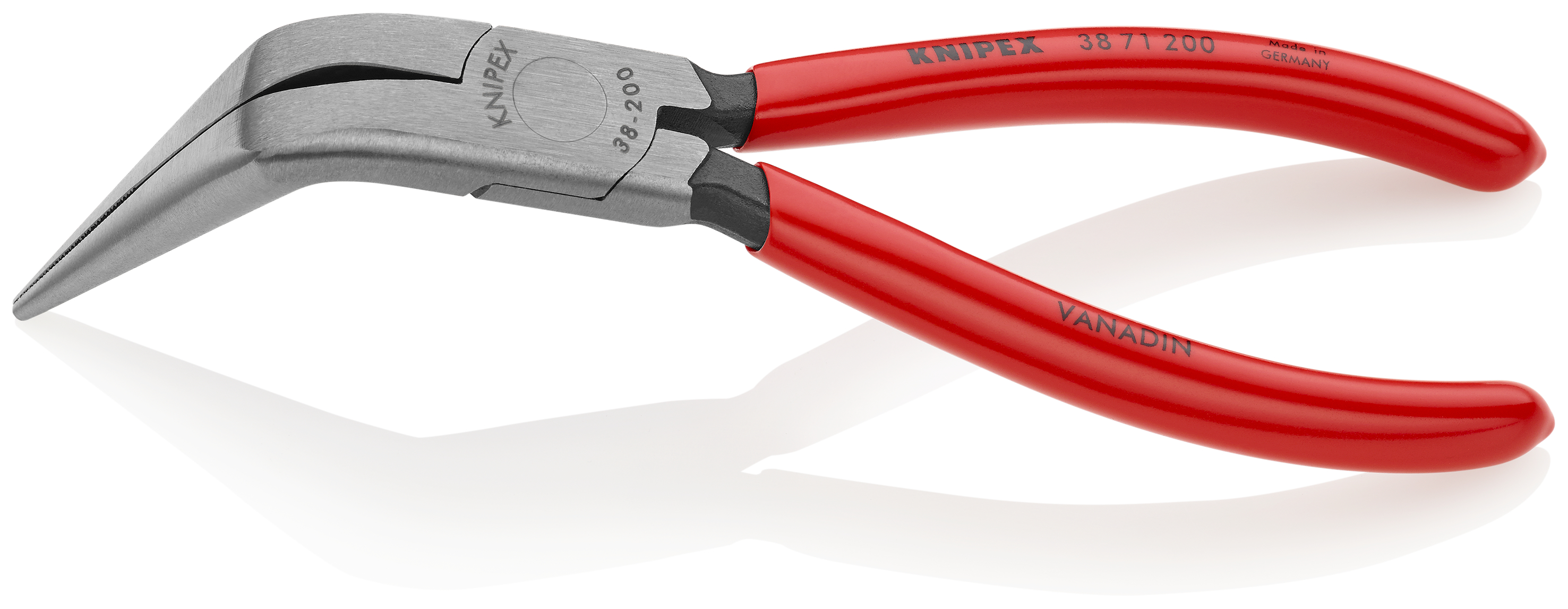 KNIPEX KNIPEX 38 71 200 Mechanikerzange 200 mm schwarz atramentiert mit Kunststoff überzogen poliert KNIPEX KNIPEX 38 71 200 Mechanikerzange 200 mm schwarz atramentiert mit Kunststoff überzogen poliert