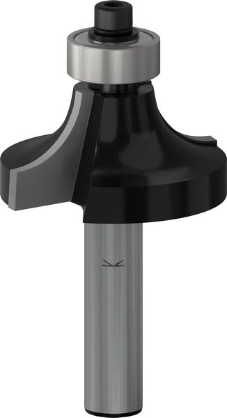 BOSCH PRO Abrundfräser, R 10, Schaft 8 mm