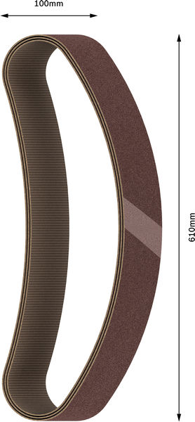 BOSCH PRO X440 Schleifband, 100 x 610 mm, 120, 10-tlg. BOSCH PRO X440 Schleifband, 100 x 610 mm, 120, 10-tlg.