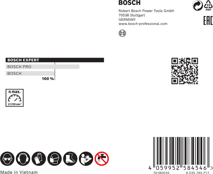 BOSCH EXPERT Diamant Pipe Cut Trennscheibe, X-LOCK, 125x22,23 mm