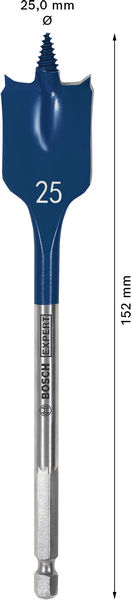 BOSCH EXPERT Self Cut Speed Flachfräsbohrer, 25 x 152 mm BOSCH EXPERT Self Cut Speed Flachfräsbohrer, 25 x 152 mm