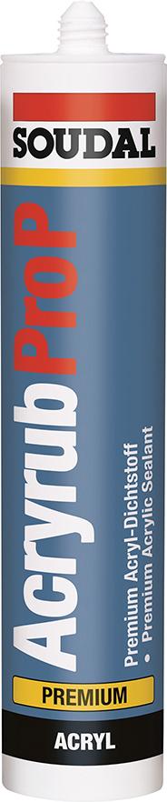 SOUDAL Acryl-Dichtmasse Acryrub PRO P 310ml weiß