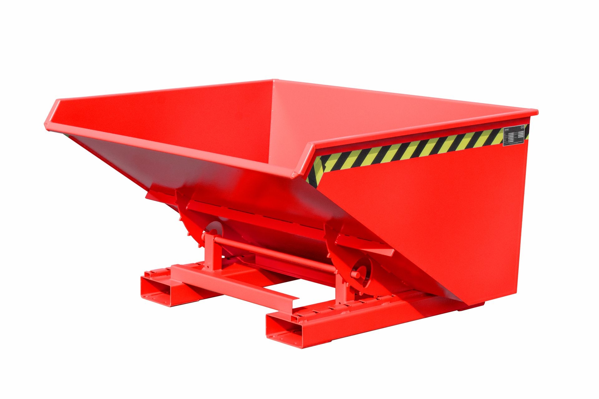 BAUER Kippbehälter EXPO 900, lackiert, RAL 3000 Feuerrot BAUER Kippbehälter EXPO 900, lackiert, RAL 3000 Feuerrot