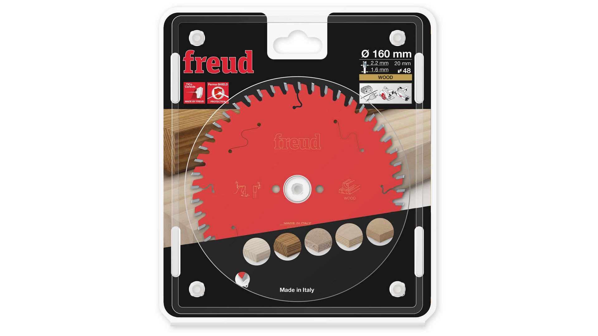 FREUD Kreissägeblatt 160 x 16 x 2,4/1,6 x Z24 FREUD Kreissägeblatt 160 x 16 x 2,4/1,6 x Z24