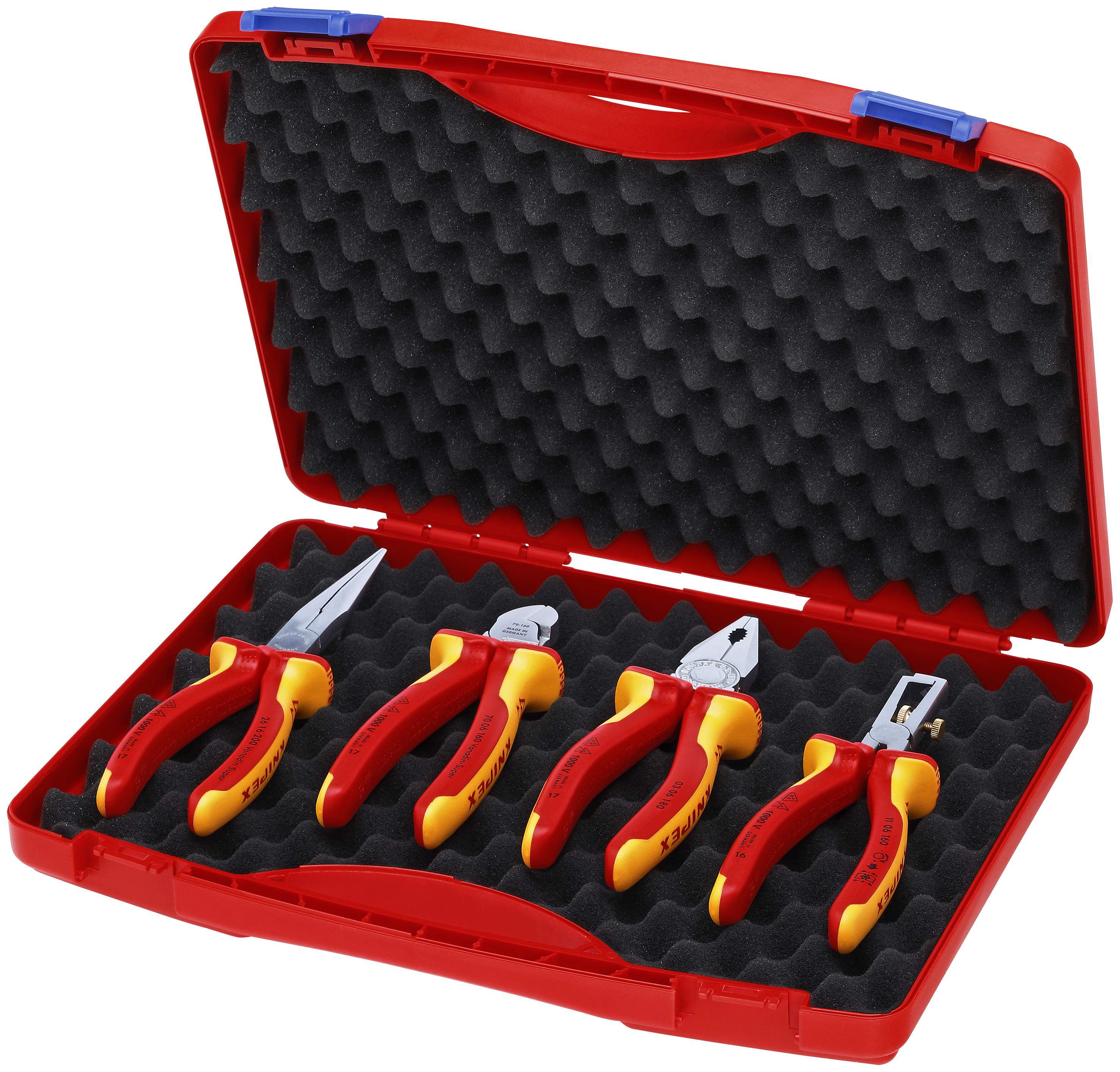 KNIPEX KNIPEX 00 20 15 Werkzeug-Box "RED" Elektro Set 1 4-teilig 275 mm