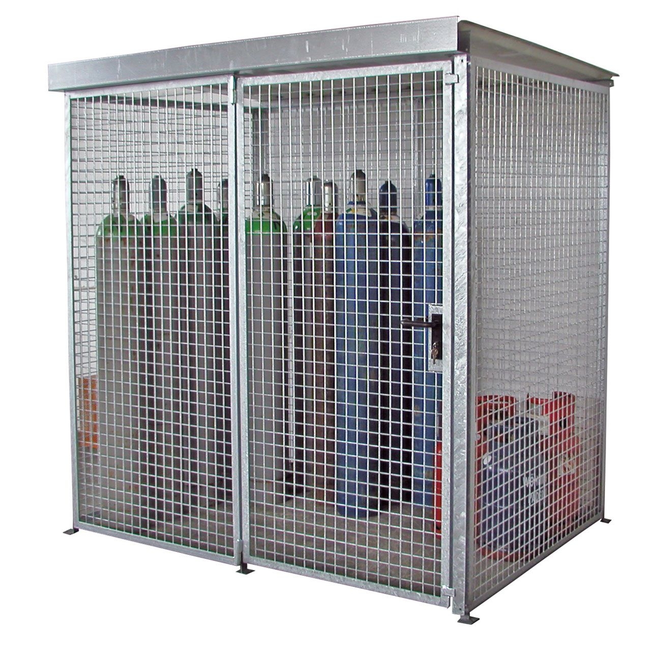 BAUER Gasflaschen-Container GFC-M2/D, feuerverzinkt BAUER Gasflaschen-Container GFC-M2/D, feuerverzinkt