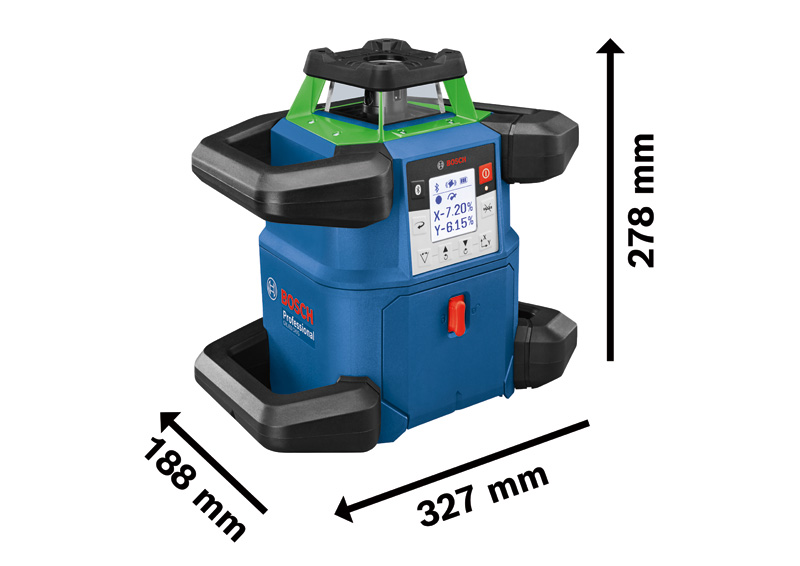 BOSCH Rotationslaser GRL 650 CHVG mit Messstab GR 500 Professional BOSCH Rotationslaser GRL 650 CHVG mit Messstab GR 500 Professional
