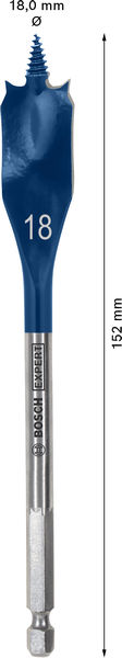 BOSCH EXPERT Self Cut Speed Flachfräsbohrer, 18 x 152 mm