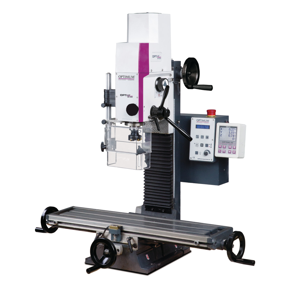 OPTIMUM Bohr-Fräsmaschine OPTImill MH 22VD
