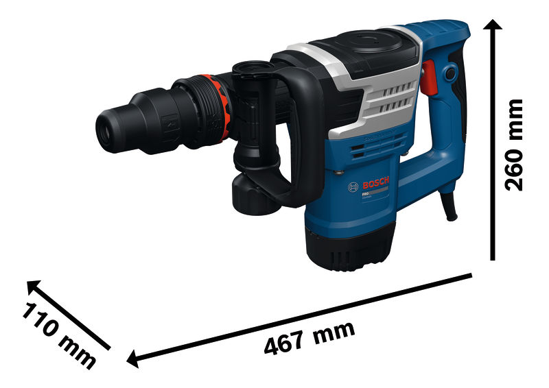 BOSCH Schlaghammer mit SDS max GSH5MX in Handwerkerkoffer