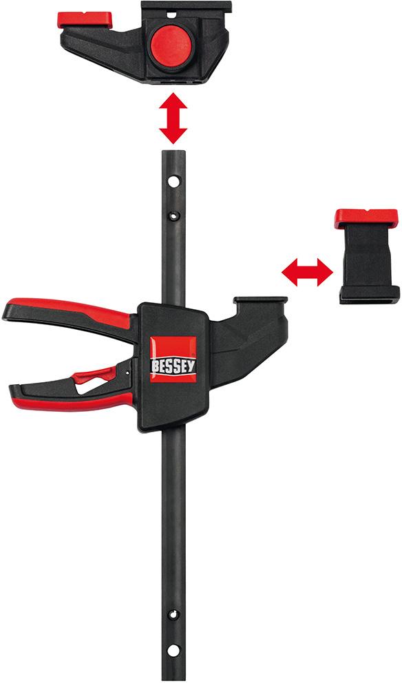 BESSEY Einhand-Tischzwinge EZR15-6SET (2 St./Packung)