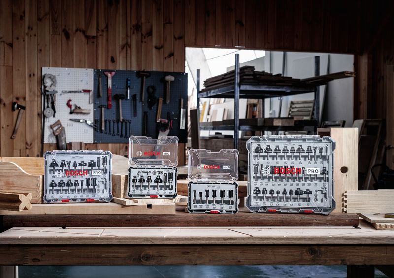 BOSCH PRO Bündigfräser mit untenliegendem Führungskugellager, Ø12,7 xL40, Schaft 8 mm