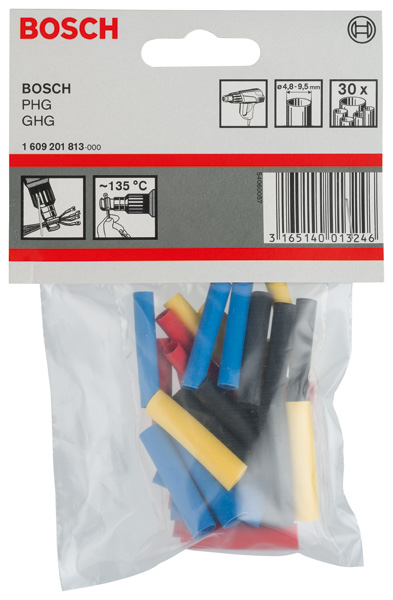 BOSCH Schrumpfschlauch für Bosch-Heißluftgebläse, 4,8 - 9,5 mm BOSCH Schrumpfschlauch für Bosch-Heißluftgebläse, 4,8 - 9,5 mm