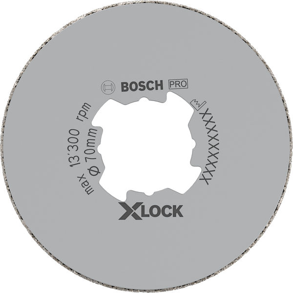 BOSCH PRO Ceramic dry Trockenbohrkrone, 70 x 35 mm, X-Lock