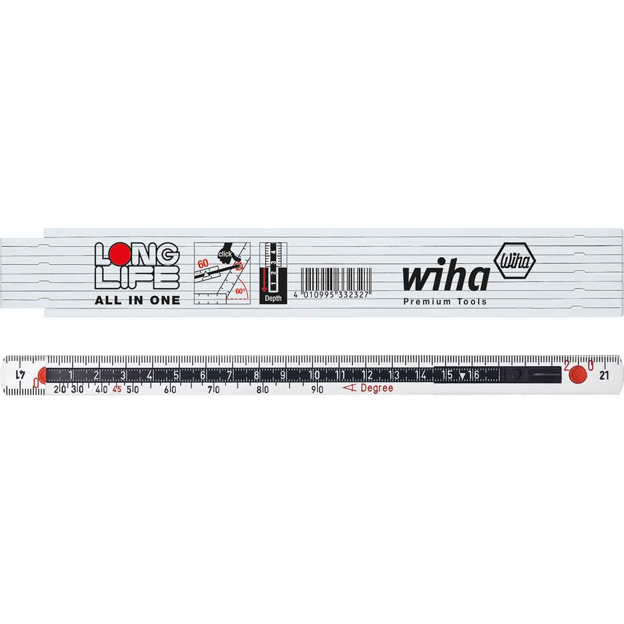 WIHA Gliedermaßstab Longlife® All in One 2 m metrisch