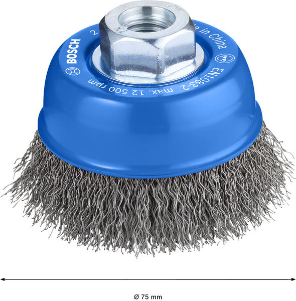 BOSCH PRO Metal clean Topfbürste, 70 x 0,3 mm, Gewinde