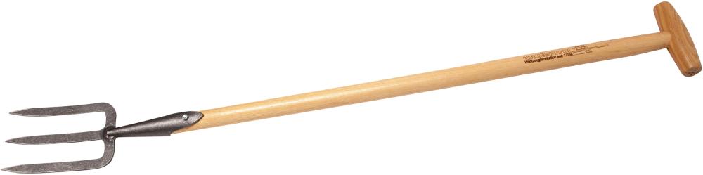 KRUMPHOLZ WERKZEUGFRABRIK SEIT 1799 Handgabel mit Eschen-T-Stiel KRUMPHOLZ WERKZEUGFRABRIK SEIT 1799 Handgabel mit Eschen-T-Stiel