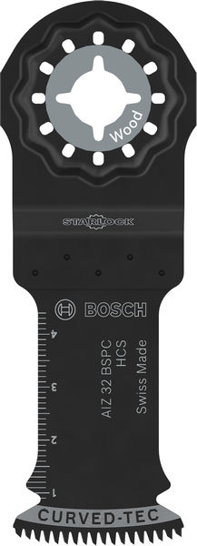 BOSCH AIZ 32 BSPC Holz Tauchsägeblatt, Starlock, 32 x 50 mm, TU25