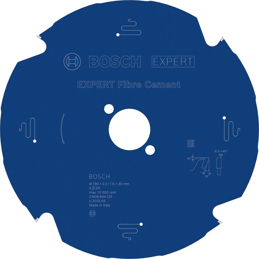 BOSCH Expert for Fibre Cement Kreissägeblatt 190 x 20 x 2,2 mm BOSCH Expert for Fibre Cement Kreissägeblatt 190 x 20 x 2,2 mm
