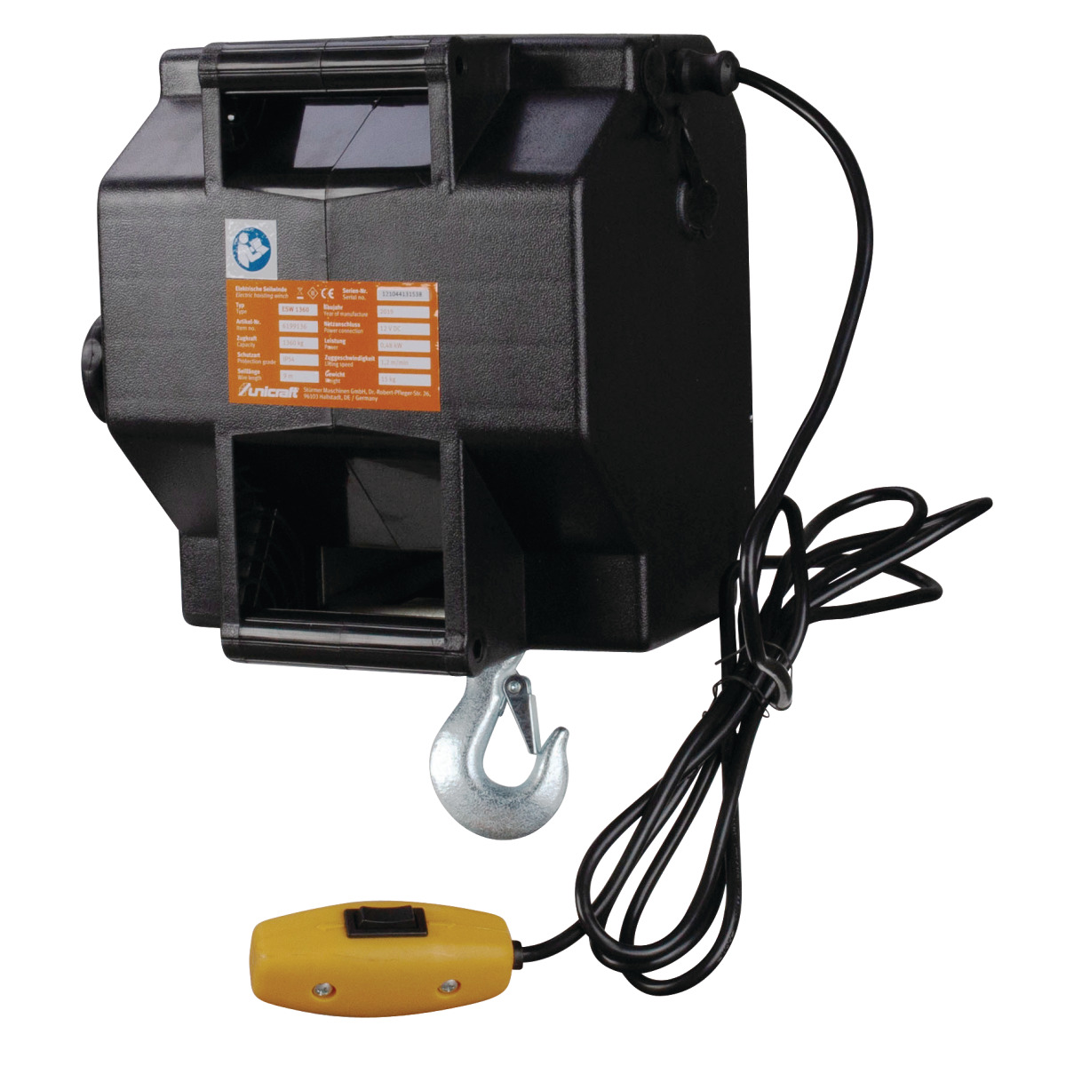 STÜRMER Elektroseilwinde Unicraft ESW 1360 STÜRMER Elektroseilwinde Unicraft ESW 1360