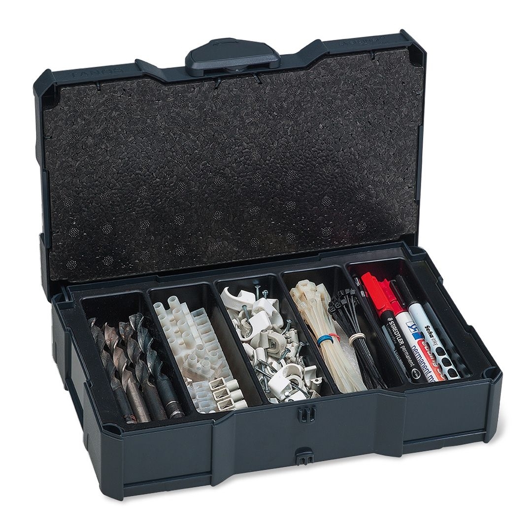 TANOS MINI-systainer T-Loc I für Kleinteile mit 5-fach Einteilung anthrazit (RAL 7016) TANOS MINI-systainer T-Loc I für Kleinteile mit 5-fach Einteilung anthrazit (RAL 7016)