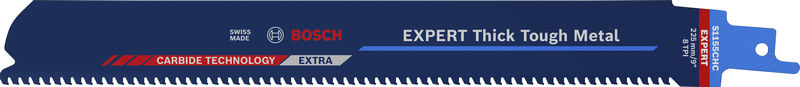 BOSCH EXPERT S1155CHC Thick Tough Metal Säbelsägeblatt, 3-tlg. BOSCH EXPERT S1155CHC Thick Tough Metal Säbelsägeblatt, 3-tlg.