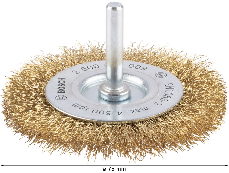 BOSCH PRO Multi Material clean Scheibenbürste, gerader Schaft, 75 x 0,2 mm BOSCH PRO Multi Material clean Scheibenbürste, gerader Schaft, 75 x 0,2 mm