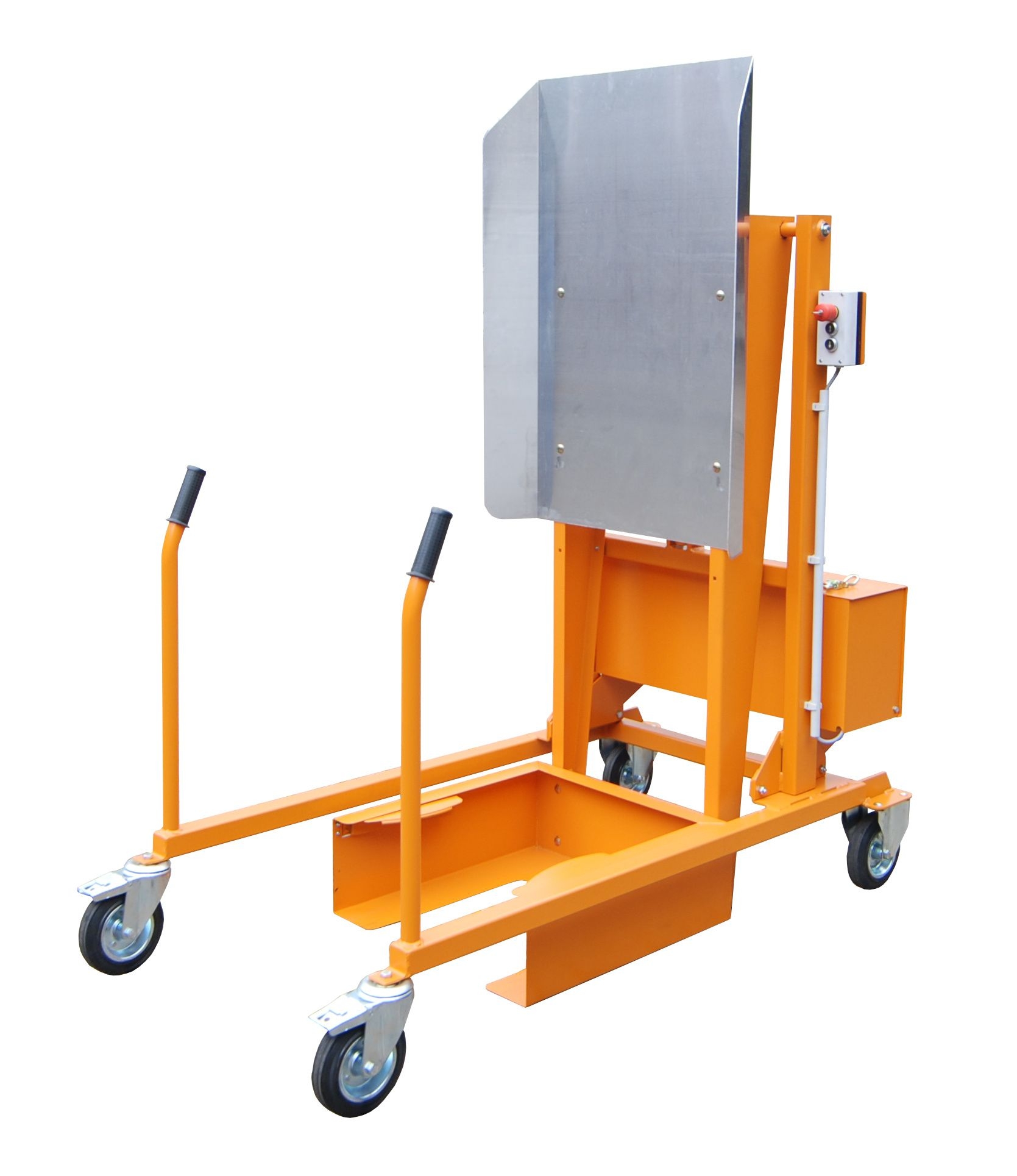 BAUER Mülltonnen-Kippstation MKS-12V, lackiert, RAL 2000 Gelborange BAUER Mülltonnen-Kippstation MKS-12V, lackiert, RAL 2000 Gelborange