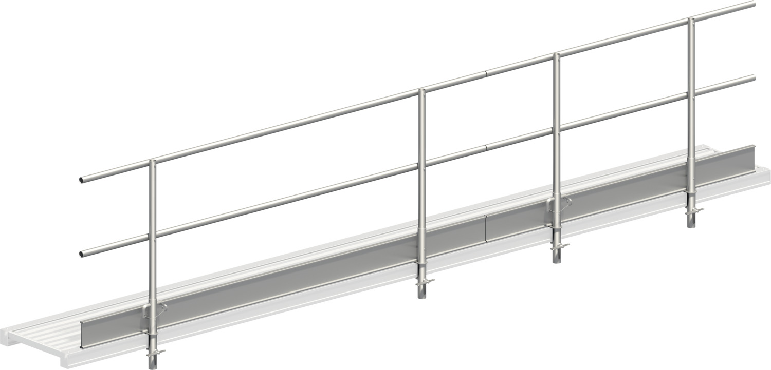 LAYHER Dreiteiliger Seitenschutz für Alu-Steg 600