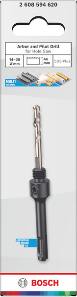 BOSCH Aufsteckhalter und Zentrierbohrer für Lochsäge, 14-30 x 44 mm BOSCH Aufsteckhalter und Zentrierbohrer für Lochsäge, 14-30 x 44 mm