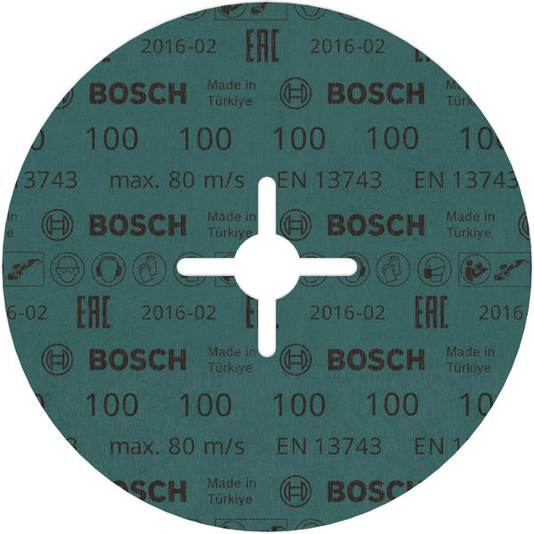 BOSCH PRO R574 Fiberscheibe, 180 mm, G100