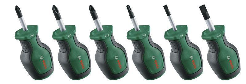 BOSCH Handwerkzeuge Schraubendreher-Set, kurz 6-tlg. BOSCH Handwerkzeuge Schraubendreher-Set, kurz 6-tlg.