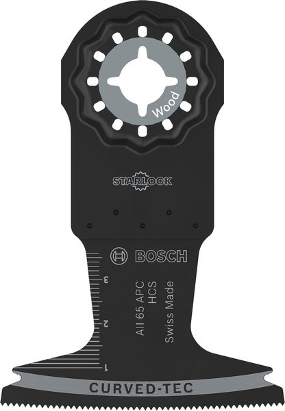 BOSCH AII 65 APC Holz Tauchsägeblatt, Starlock, 65 x 40 mm BOSCH AII 65 APC Holz Tauchsägeblatt, Starlock, 65 x 40 mm