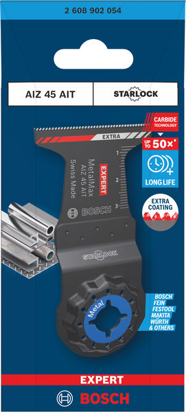BOSCH EXPERT AIZ 45 AIT MetalMax Tauchsägeblatt, 45 x 35 mm BOSCH EXPERT AIZ 45 AIT MetalMax Tauchsägeblatt, 45 x 35 mm